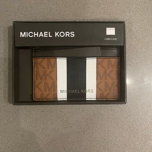 Michael Kors Leather Card Case Wallet